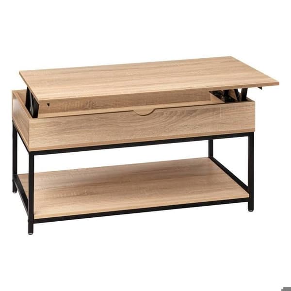 Höj- och sänkbar soffbord Aliaj beige
