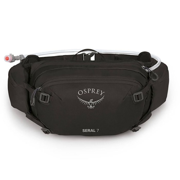 Säcksadel - Osprey - Seral 7 - 1,5L Hydraulics-reservoar - Fack med dragkedja - Unisex svart