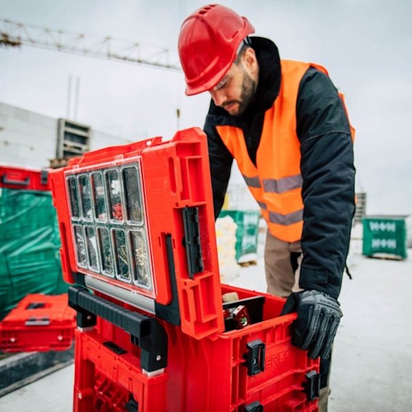 Qbrick System ONE 450 2.0 Expert RED ULTRA HD Custom Modulär verktygsväska 585 x 385 x 420 mm 52 l stapelbar