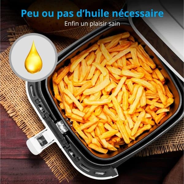 Luftfritös - MEDION MD11740 - 5,3L - 2150W - Touchscreen - 9 Program - Vit Vit