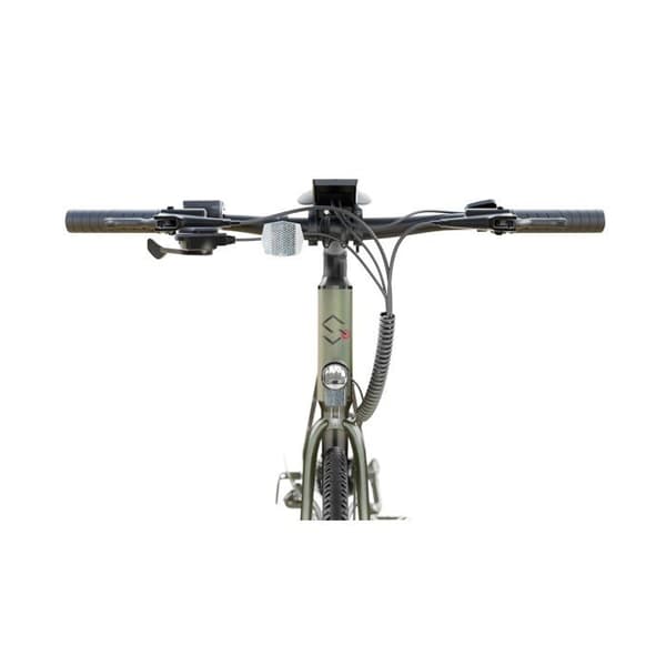 Hybrid elcykel - SHARP - GS03EG - 250W - 70 km räckvidd - 7 växlar grå