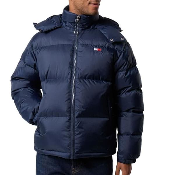 Tommy Hilfiger Alaska Herr Doudoune Marin Blå M