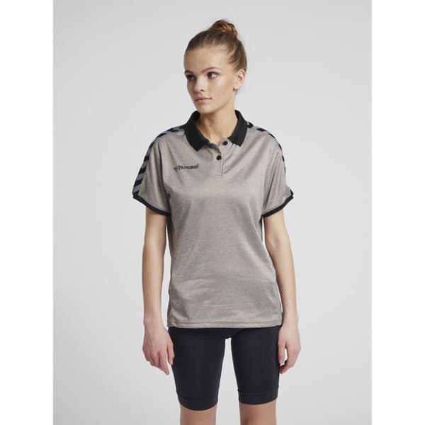 Hummel Authentic Functional pikétröja för kvinnor gråmelerad S