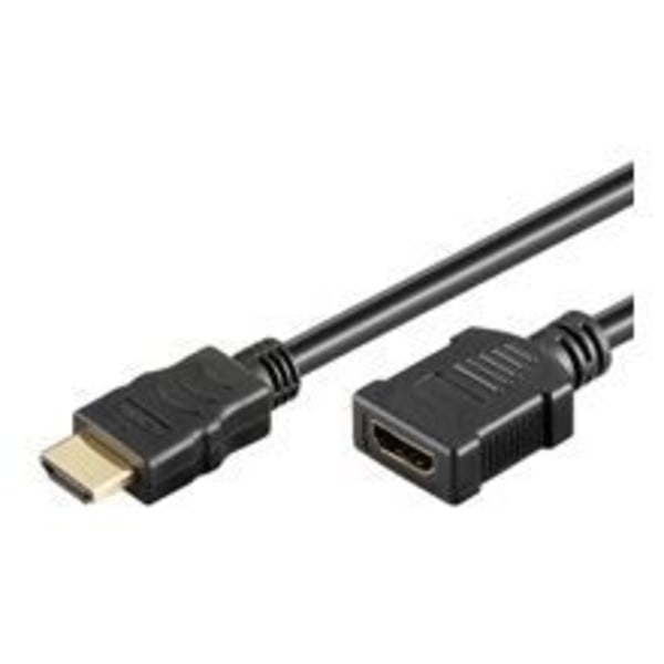 HDMI-kabel - WENTRONIC - 31937 - 2m - Svart - Guld - ARC - 3D - HDCP - xvYCC - 36 bitar