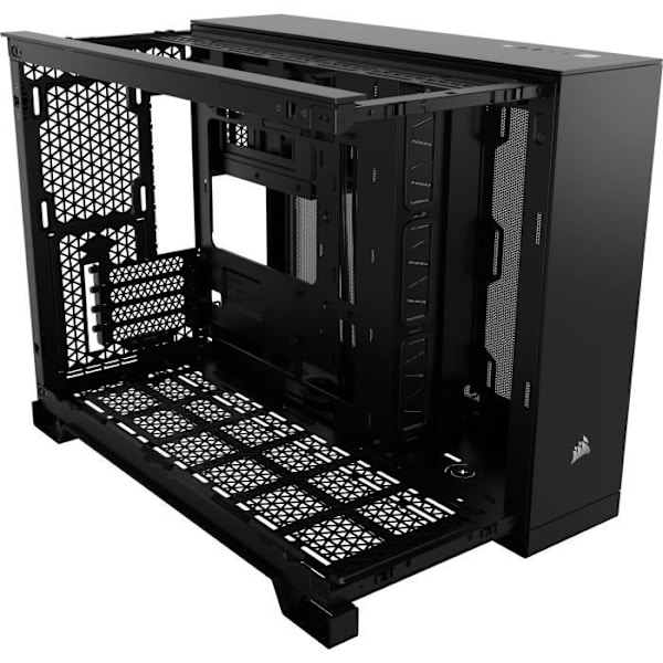 PC-fodral - CORSAIR - 2500D AIRFLOW Micro ATX Dual Chamber - Svart