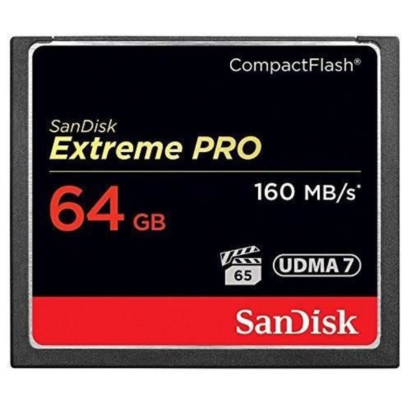 SanDisk Extreme Pro 64GB CompactFlash-minneskort UDMA7 SDCFXPS-064G-X46