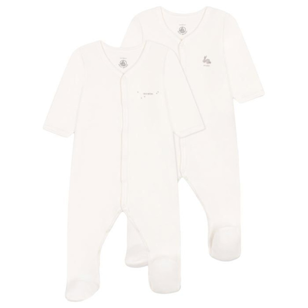 Pyjamafodral för baby - pyjamaskåp Petit bateau - A09QU - Dors Bien pyjamas, Variant 1, 12 månader (2-pack) Blandet baby