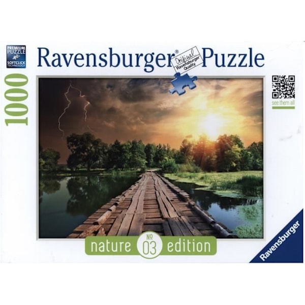 1000 bitar vuxenpussel - Mystiskt ljuslandskap - Ravensburger Flerfärgad