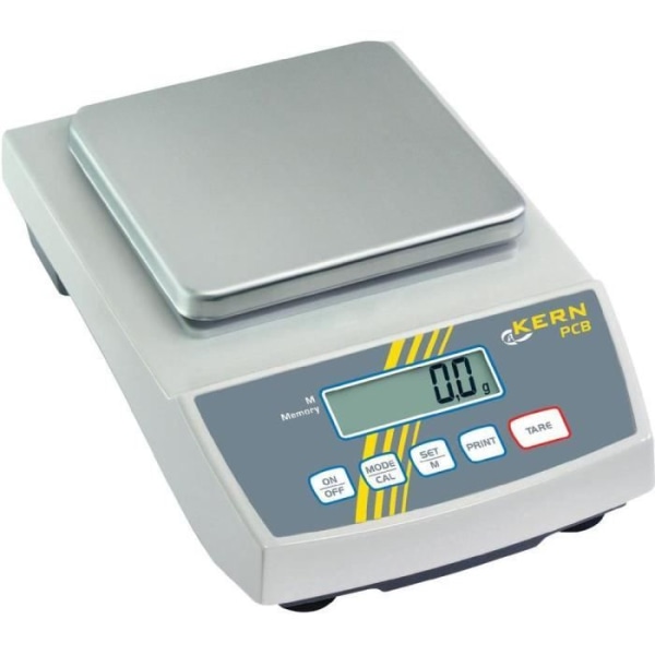 Precisionvåg - KERN - PCB 6000-1 - RS232-gränssnitt - Platta 150x170 mm - Max 6 kg