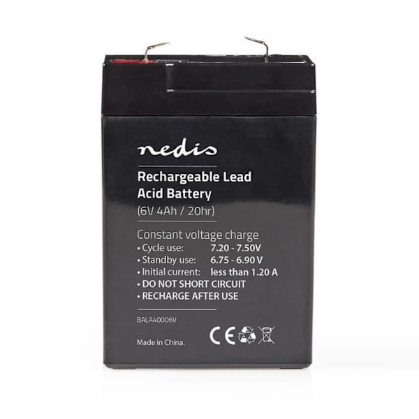 6 V bly-syra batteri | 4500mAh | 70 x 47 x 101 mm ALPEXE-2792
