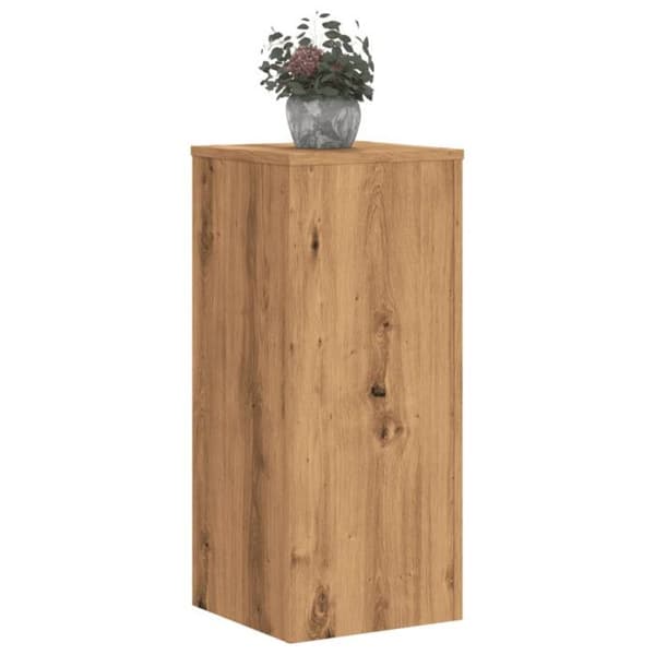 Stöd för växter - Set om 2 - Ingenjörsträ - Hantverksek - Nutida design Hantverks-ek