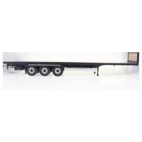 Solid svart transportsläp 1:24 – Modell av bil schwarz