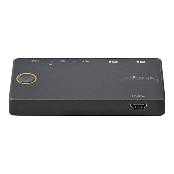 RACK Y POWER, KVM Switch, KVM Switch, Star Tech Kvm Switch 2 Portar Hdmi Usb StarTech.com SV221HUC4K. Tangentbordsport: Svart