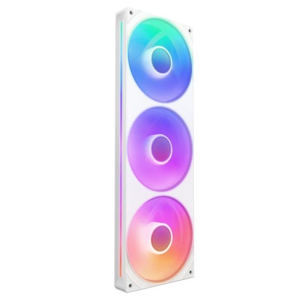 Fläkt - NZXT - F360 RGB Core - 360 mm - 3 RGB-fläktar 120 mm - Tyst