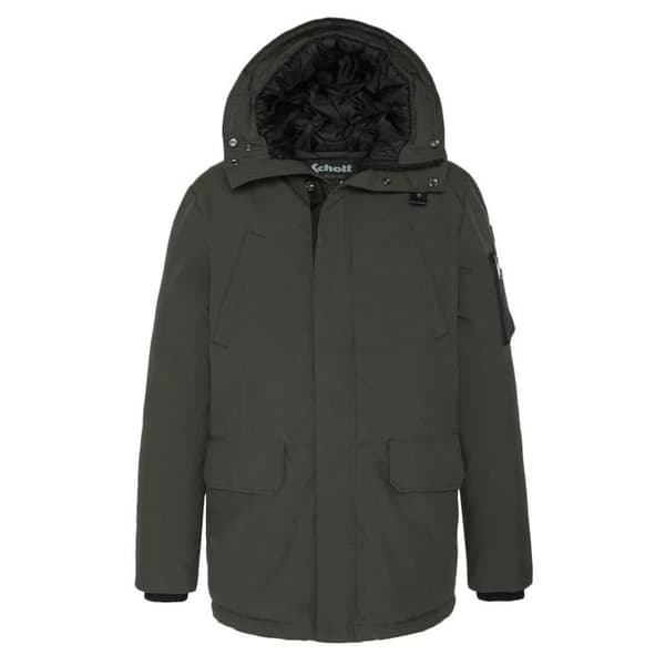 Lång huva parkas Schott NELSON20 KAKI S