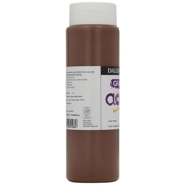 Flacon 500ml Akryl Färg Graduate Brändt Omber