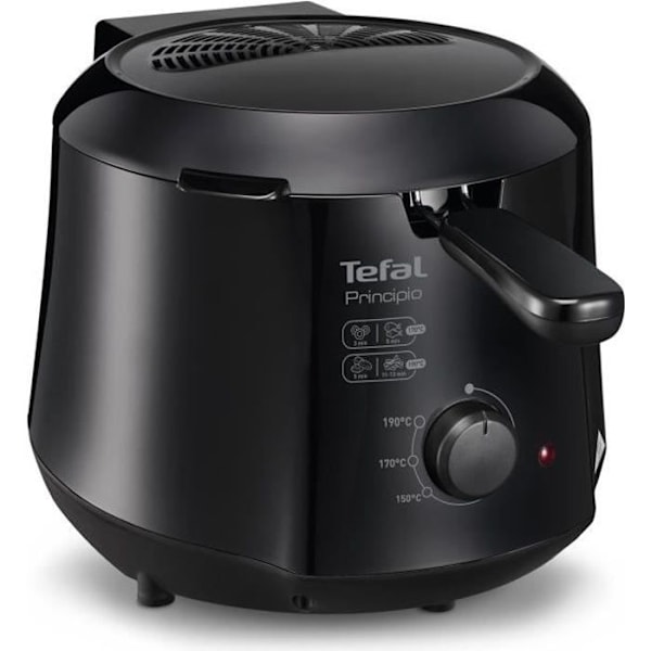 TEFAL FF230831 PRINCIPIO 1,2 L Kompakt elektrisk fritös Svart