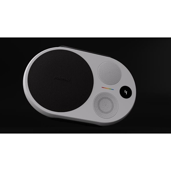 Bärbar högtalare - Polaroid - Musikspelare 4 - Svart och Vitt - Batteritid 15h - Bluetooth, NFC Svart vit