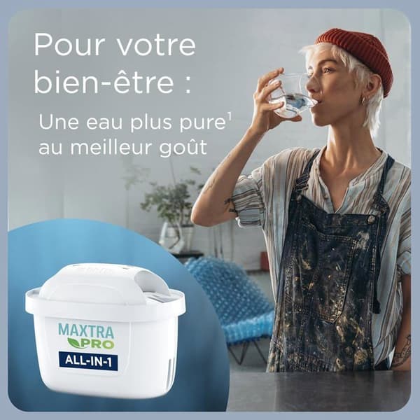 Filtreringskaraff - BRITA - Style - 2,5 L - Blå - MAXTRA PRO patron Blå