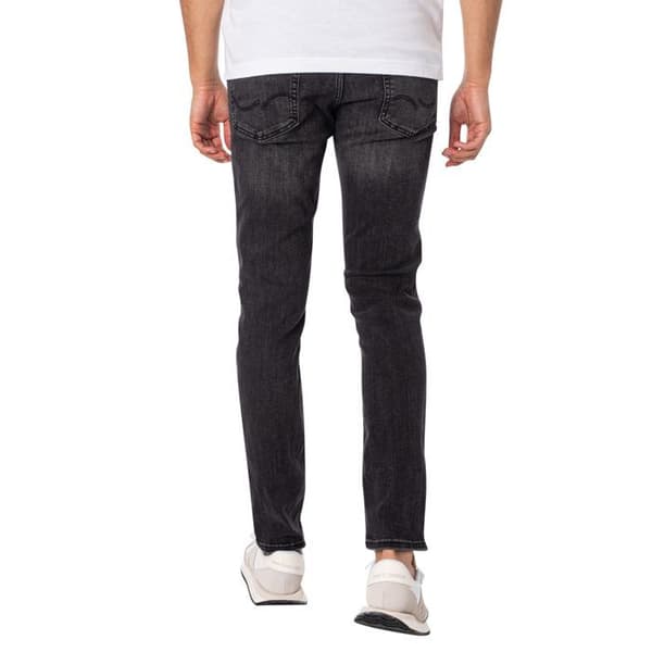 Jack & Jones Glenn Jeans herr denim grå - 70% bomull, 28% polyester, 2% elastan denim grå 40
