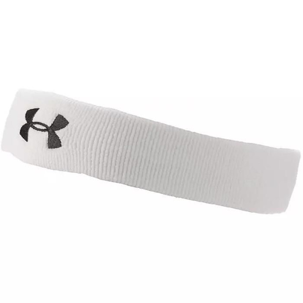 Huvband - Under Armour - Prestanda - Vit - Unisex - Vuxen Svart