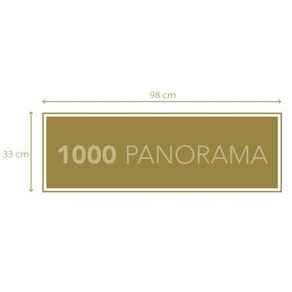 CLEMENTONI - Kompakt 1000 bitar Panorama - Jättarnas hjord