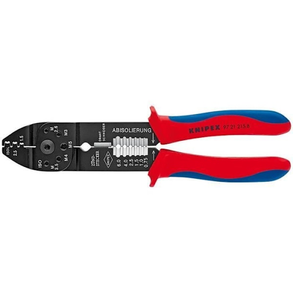 KNIPEX presstång - polerad - tvåmaterialshylsa - 230 mm - 97 21 215 B SB