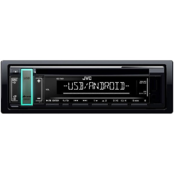 JVC Bilradio CD - USB - Android KD-T401