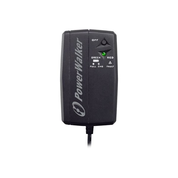 PowerWalker DC SecureAdapter - Nätadapter + batteriladdare + batteri - 12 Watt - 1 x Lithium Ion 2600 mAh - Europa