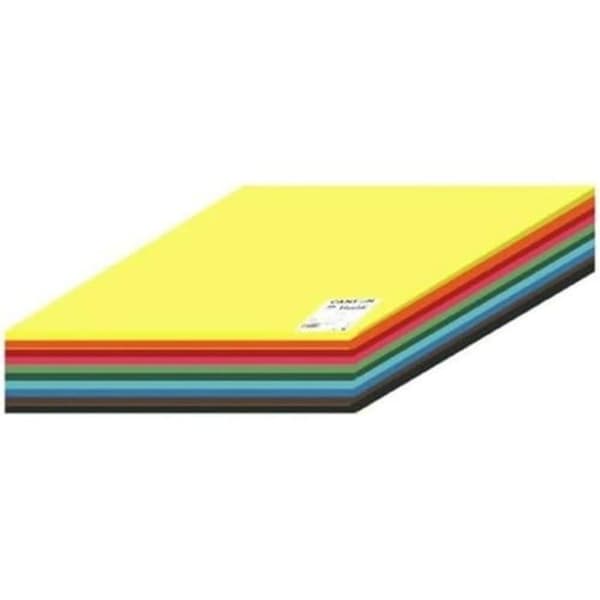 Kartonpapper - Canson - Iris Vivaldi - A4 - 185g/m² - Klara färger Flerfärgad