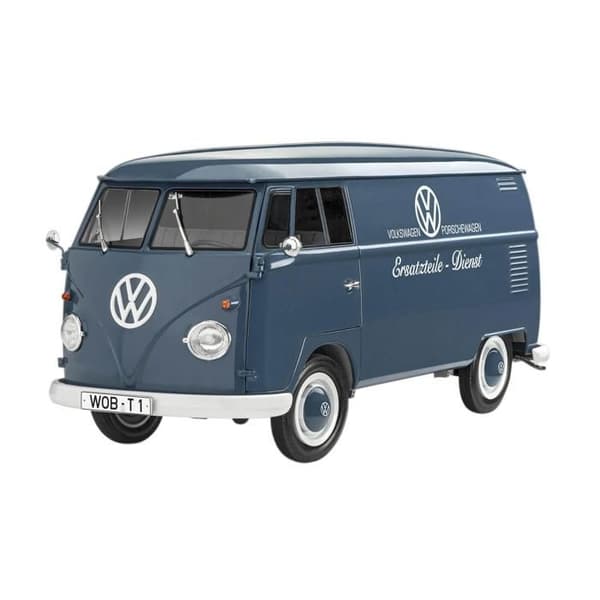 Modellbil - REVELL - VW T1 Panel Van - 75 år - Blå - Inredning