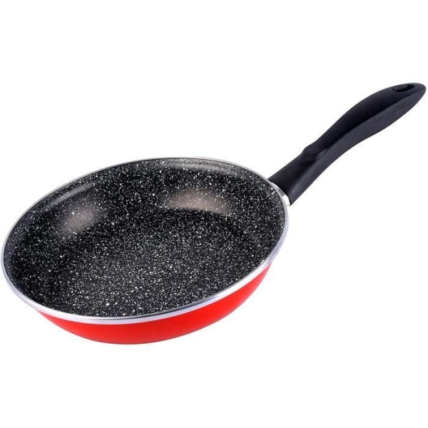 Set 3 stekpannor 20-24-28cm, induktion, STONE Non Stick PFOA-fri Magefesa K2 RojopotenciaRojo 53549