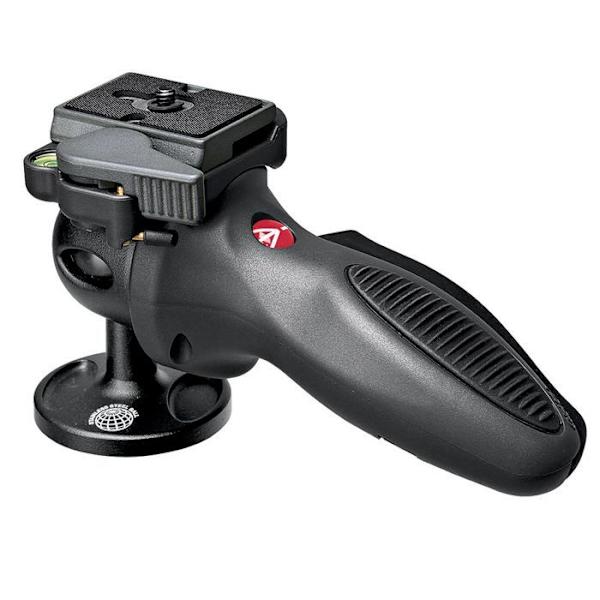MANFROTTO 324RC2 Joystick kulled - Höjd 10,1 cm - Snabbkopplingsplatta ingår - Kompakt och lätt adapter