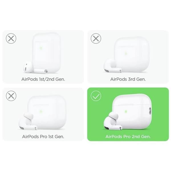 Elago silikonfodral för AirPods Pro 2 Mintgrön