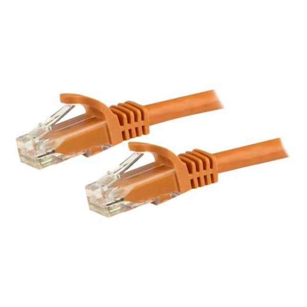 Anslutningskabel - StarTech.com - Cat 6 - 15.2 m - Orange - UTP - Moldad utan krok