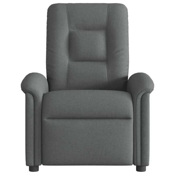 vidaXL Recliner Grått Tyg 4015617