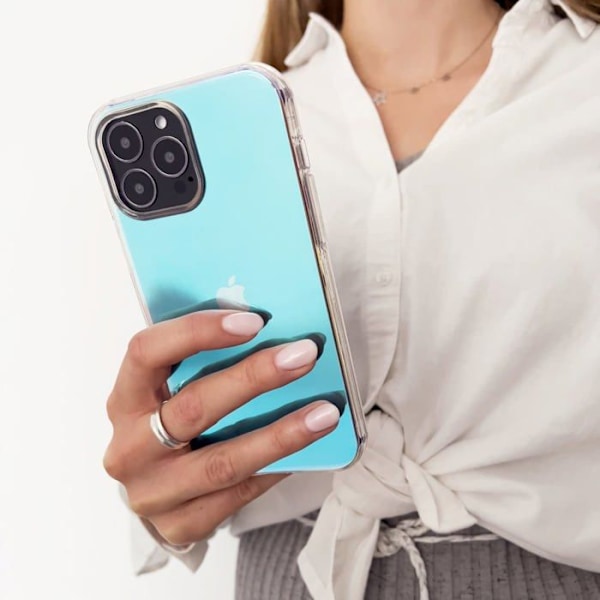 Hurtel - 187745891 - Aurora Case Case för iPhone 13 Pro Max, iriserande gelskal, blå