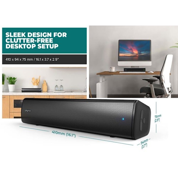 Ljudbar - Creative - Stage Air V2 - USB - Bluetooth - 20 Watt