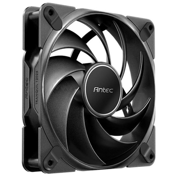 Kammarefläkt - ANTEC - Tranquil - 12cm - Svart - Optimal kylning