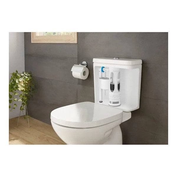 Universell WC-jaktmekanism, hål-lock 40 och 50 mm, dubbelflöde