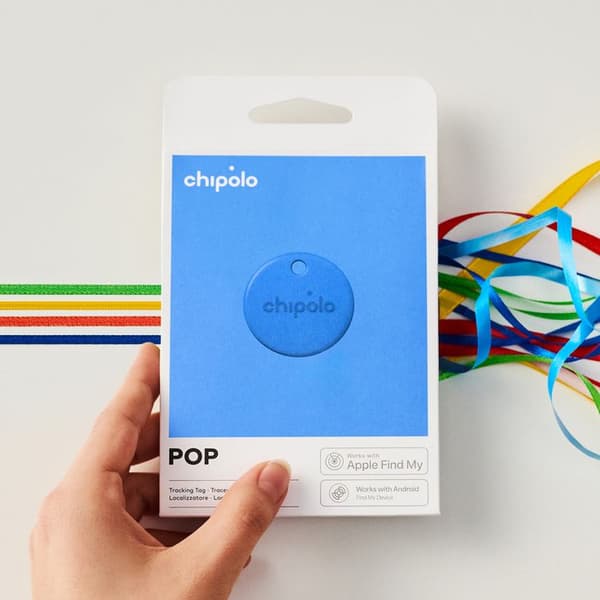POP TRACKER NYCKELRING APPLE OCH ANDROID FINDME BLÅ