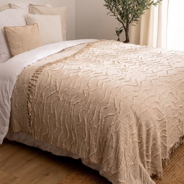 Sängöverkast "Daisy" 240x260cm beige beige