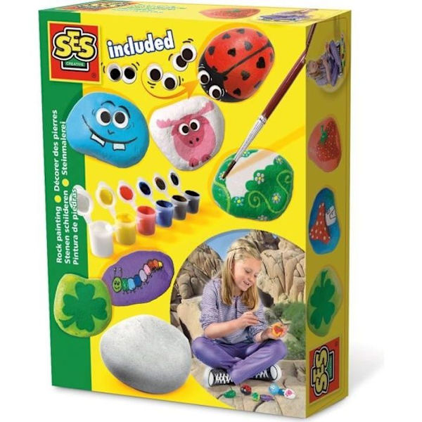 SES CREATIVE stenmålning Flerfärgad