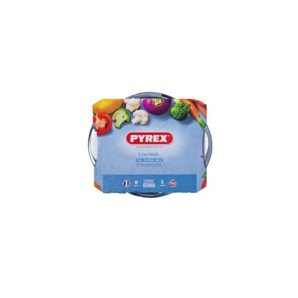 PYREX Rund cocotte 1,3 L CLASSIC Transparent