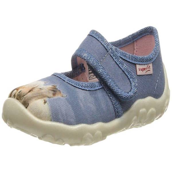Tofflor - tofflor - tofflor Superfit - 1000281 - Girl Bonny Toffel Blå Flerfärgad 32