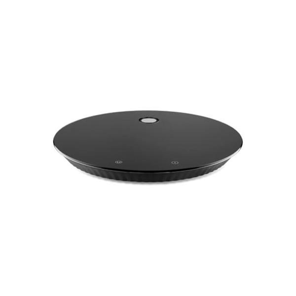 Digital köksvåg - ALESSI - Plissé - Svart - Höjd 2,80 cm - Väggfäste ingår Svart