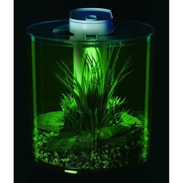 Akvarium - Marina - 360 - 10 Liter - Multicolor - LED-belysning med fjärrkontroll Flerfärgad