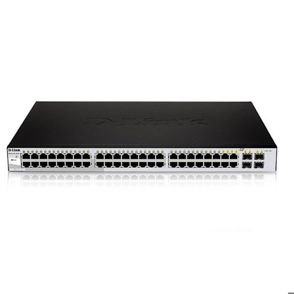 NÄTVERK, Switch, Fristående Switch, Switch D-Link Smart 52p Giga 4combo Specifikationer 52N LAN-portar Datatyp och hastighet