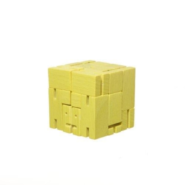 Areaware Dwc4y Micro Puzzle Träleksak - Gul DWC4Y