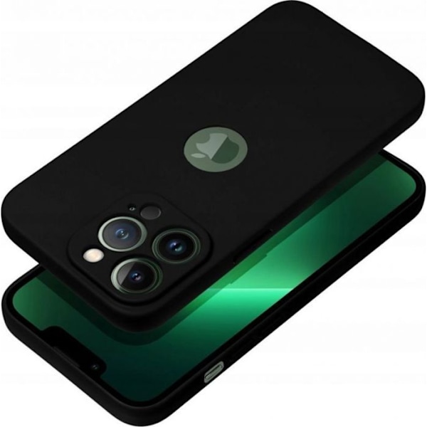 Telefonupprappare - hörlurar Forcell Soft skal för IPHONE 16 Plus svart